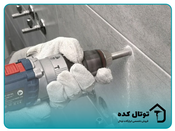  سوراخ کاری سرامیک پرسلان